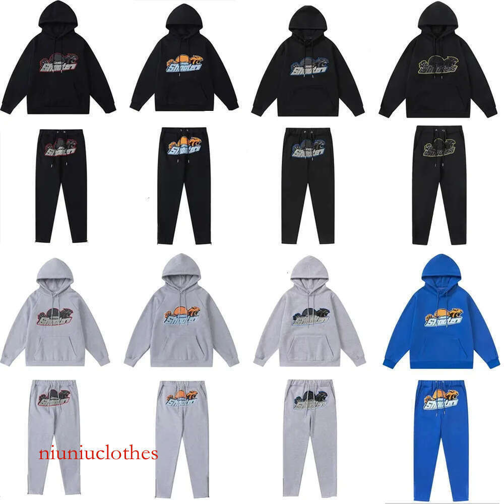 Designer Mens Sweaters Pants Set Joggers Men Sportswear Tracuit Designer Sweatsuit Pullover Hooded Long Sleeve Embroidery Sweatshirts Hoodie Track S