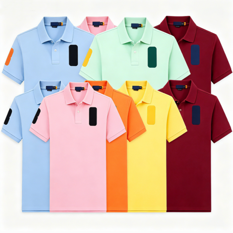 2026 New Arrival Ralphitys Polo Shirt Mens Fashion Polo T shirt Short Sleeve Lapel Design Soft Breathable Fabric All match Casual Tops for Daily Gol