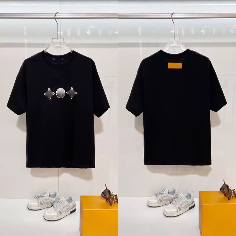 Summer Men Casual Graphic T-Shirt Short Sleeve Loose Fit Streetwear All Match Daily Wear Tops-image-1104897136