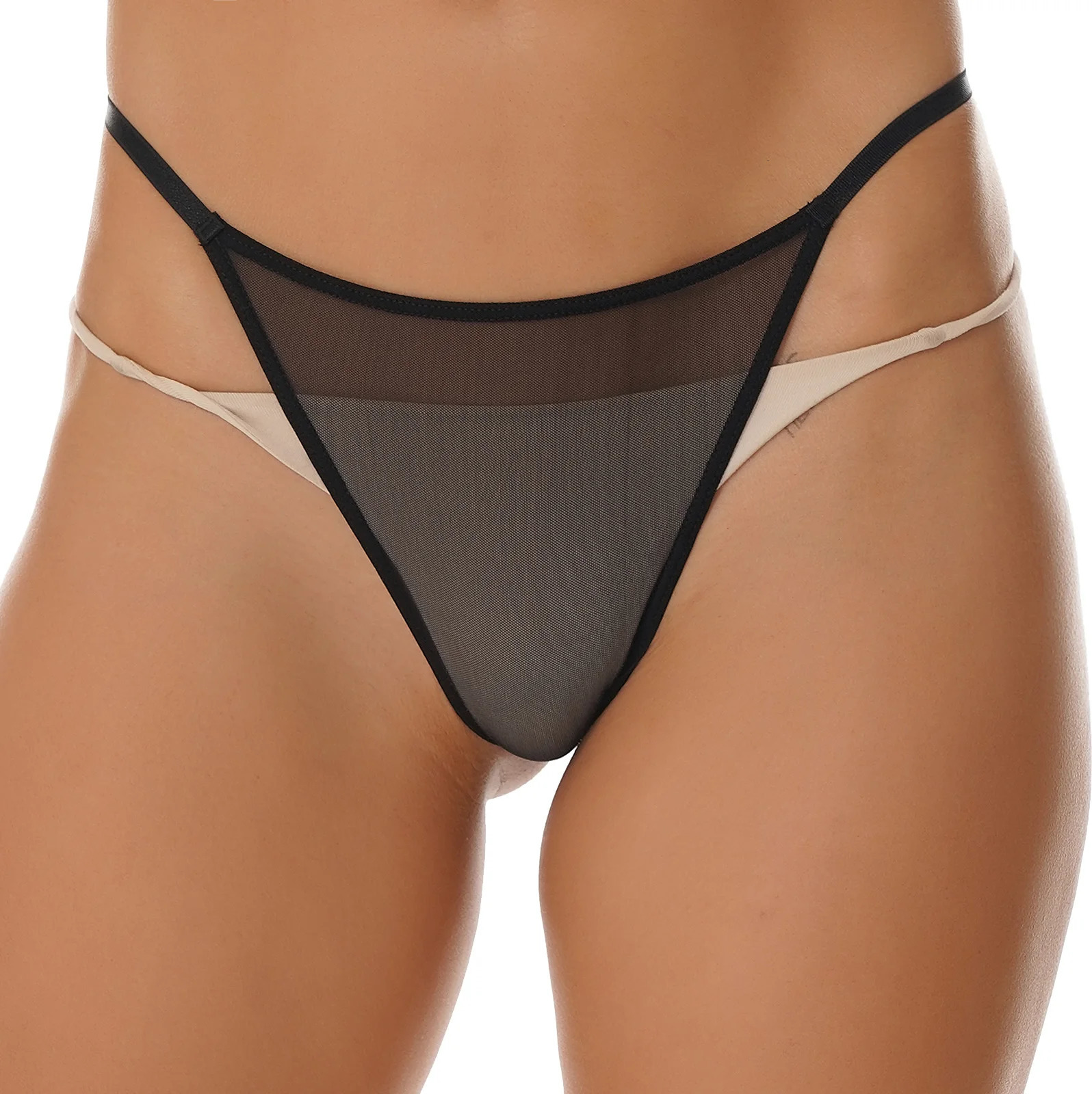 Sexy Womens Mini Intimates Underwear See-through Panties Micro Underpants Briefs Low Waist G-String Thong Bikini Underwear 260507