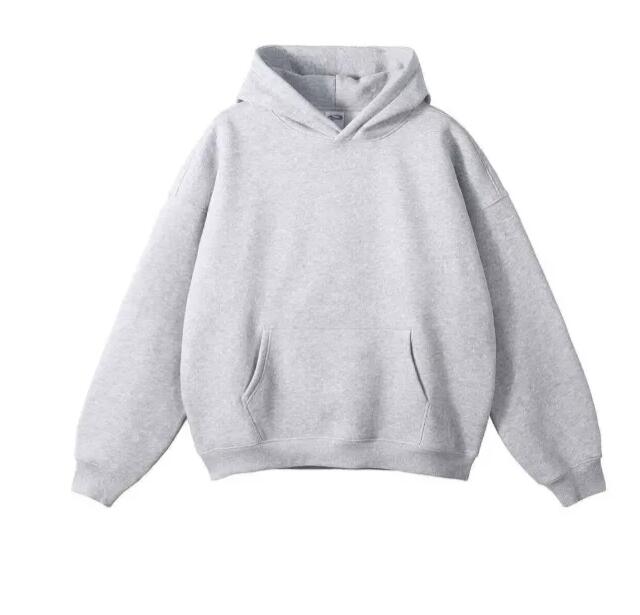 High Quality 400gsm Heavy Weight Cotton Stringless Blank Hoodie Men Streetwear OEM Logo Custom Oversized Hoodies s 4xl 23e