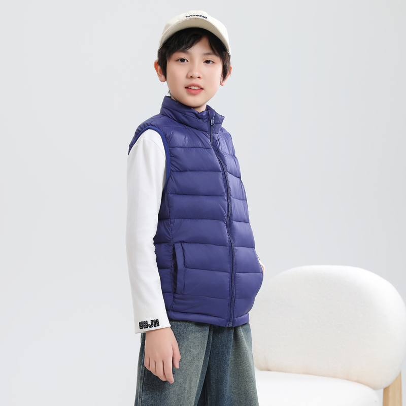 Toddler Kids Boys Girls Autumn Winter Cotton Vest, Thickened Quilted Warm Sleeveless Waistcoat, 3-Proof Windproof Waterproof Stain Resistant Casual