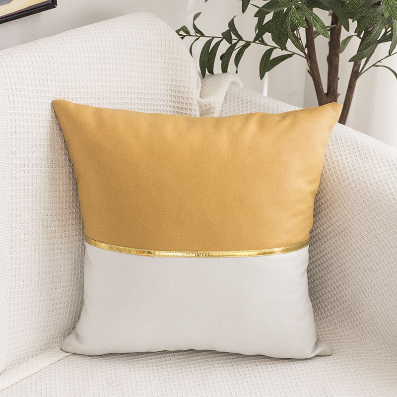 "Tech Fabric" Throw Pillow Light Luxury Padded Headboard Cushion, Living Room Backrest Pillow Sofa Cushion Cover Soft Plush.NXCV01-image-1104984694