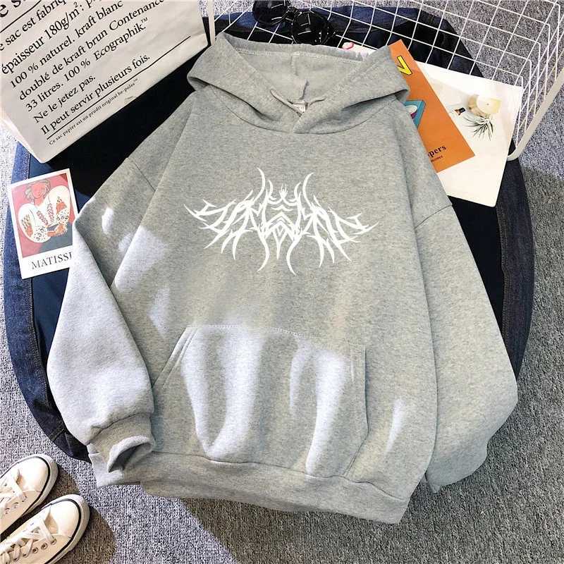 2025 New Arrival Womens Sweatshirts Y2K Style Hooded Long Slve Pullover Girls Urban Casual Fashion Loose Hoodies Strtwear L260507
