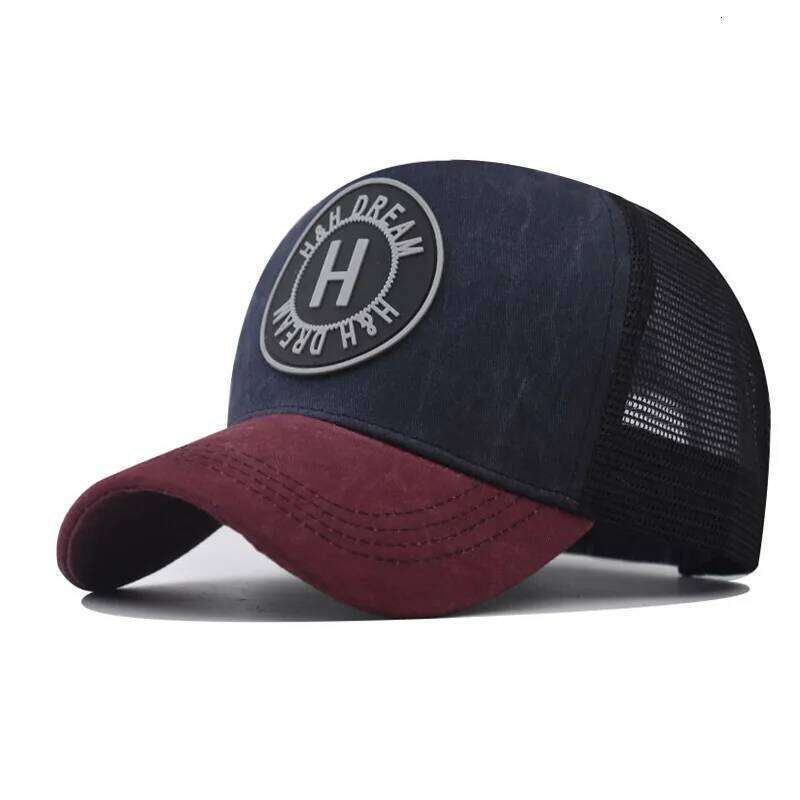 Spring Summer Sun Protection Quick Dry Adjustable Two-tone Baseball Cap Outdoor Sports Running Men Women Mesh Hat Breathable 26L0507