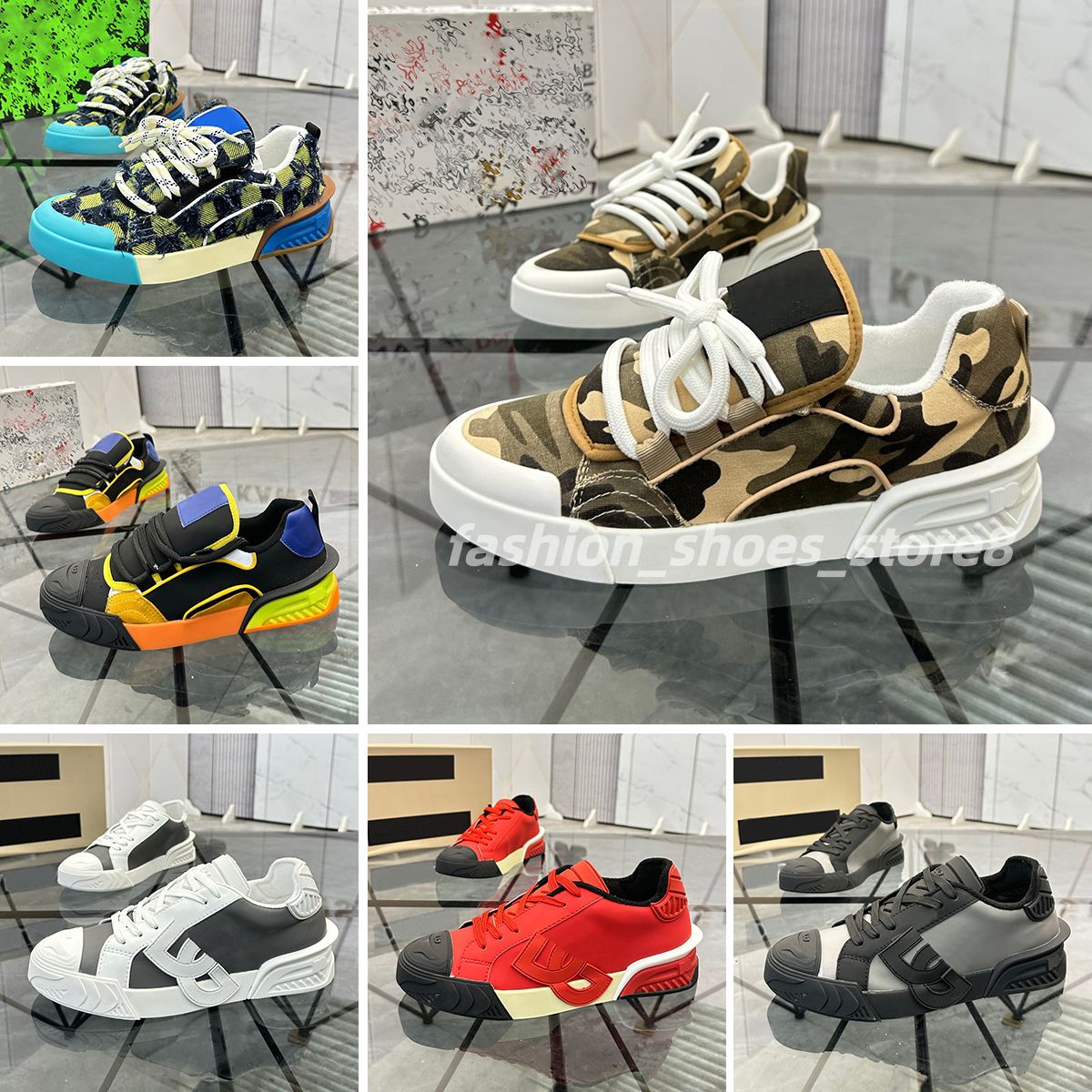 Portofino series Designers Casual Shoes men women Luxurys calfskin Sneakers Fashion Low-Top shoe High quality genuine leather trainers outdoor Non-s