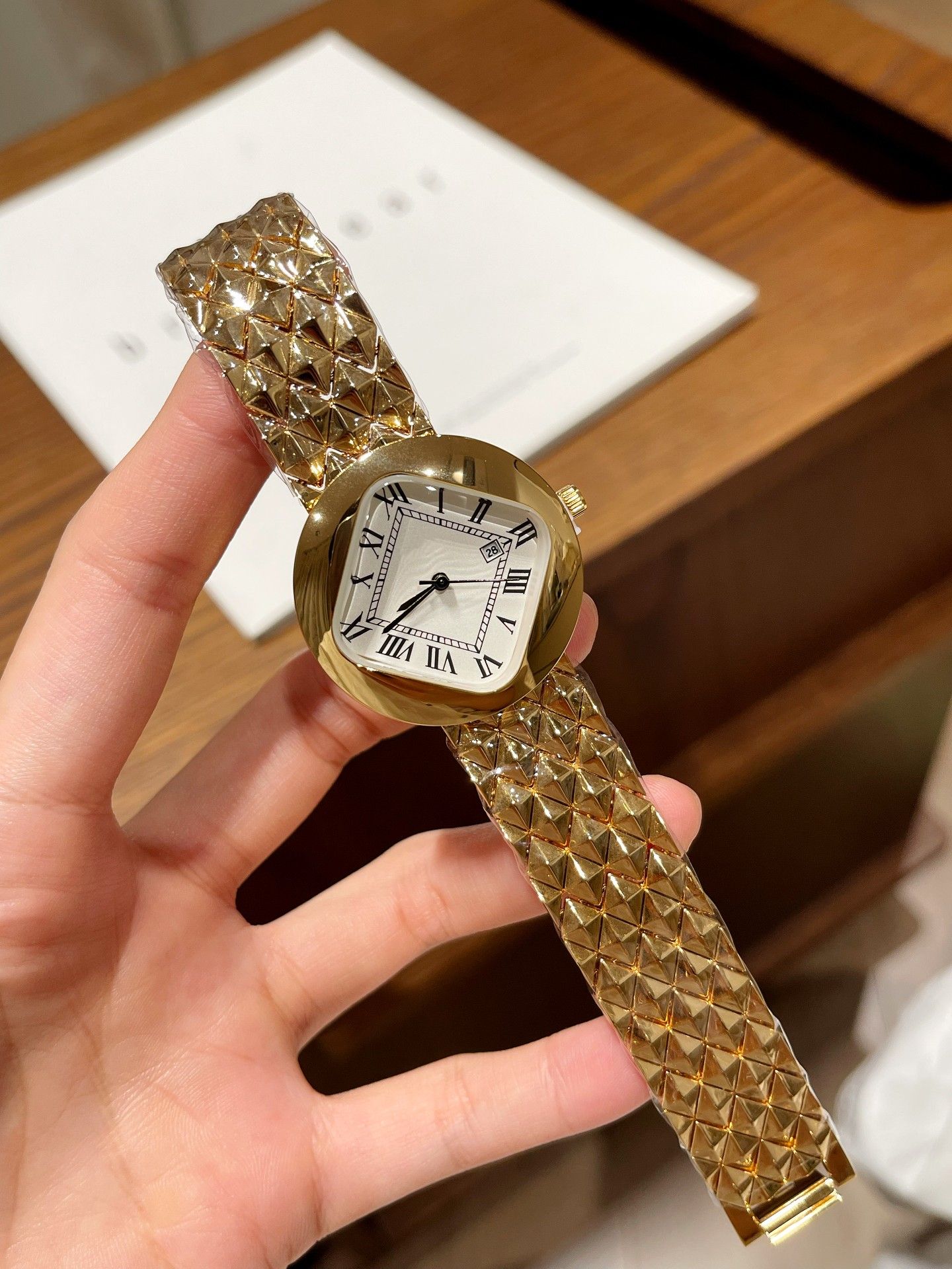 Luxury designer mens womens TANK watches quartz watch stainless steel strap Wristwatches montre #33
