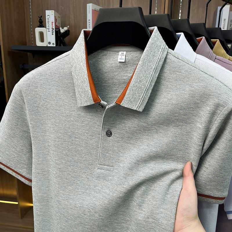 100 pure cotton mens shirts summer comfort breathable short sleeve business stylish everyday essential top H260507