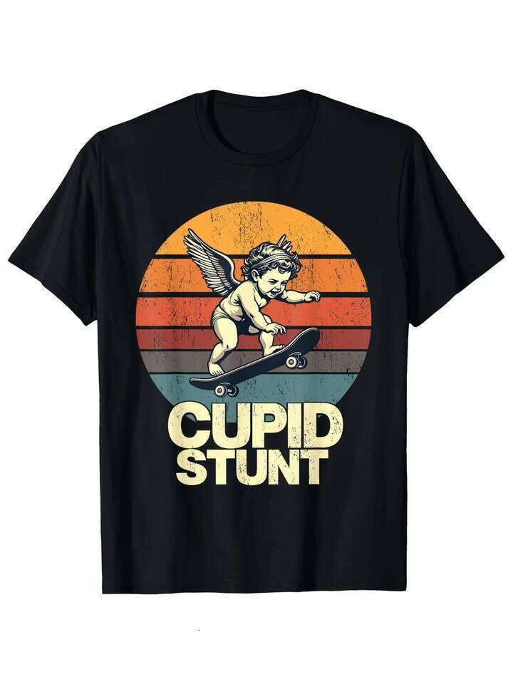 The Latest Men's Pure Cotton T-Shirt From Cupid In 2026 Comfortable High Quality. It Is Suitable For Designer Fashion Beach Travel Parties