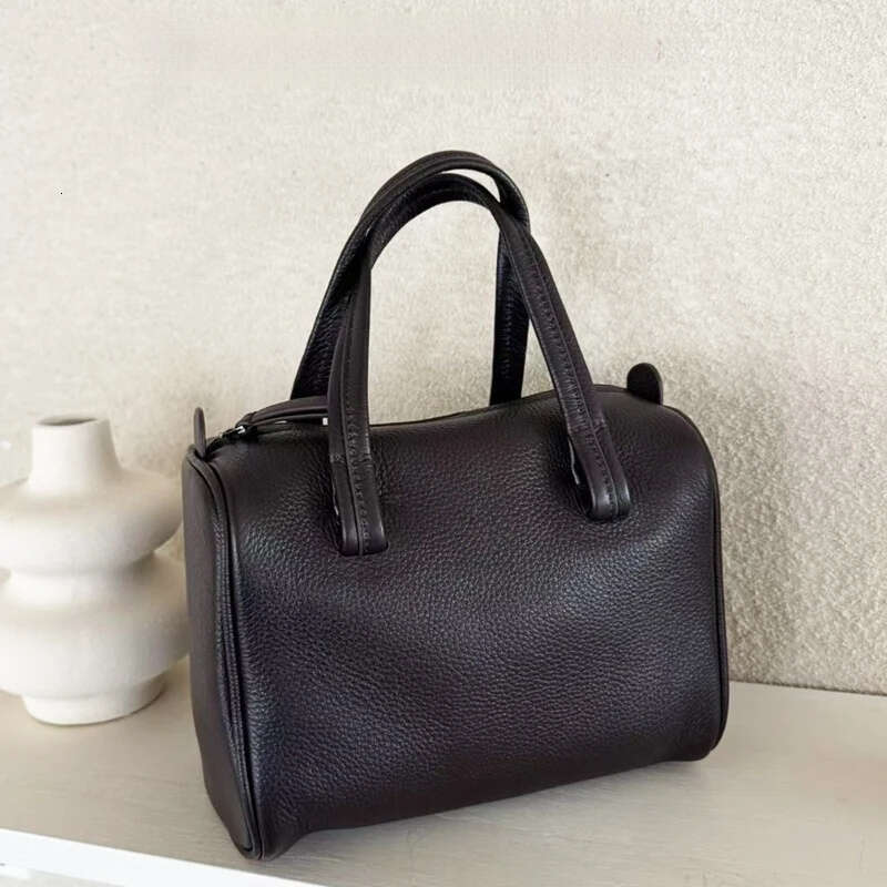 Korean Custom Initials Leather Pillow Bags For Women Luxury Designer Handbags Purses New In Cowhide Top Handle Small Wrist Suotong26507