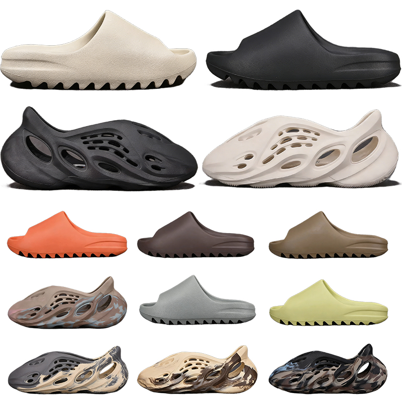 10A Designer Sandals foam runners Mens Woman Slippers Slides Slider Mineral Blue Onyx Pure Ochre Bone Resin Clog Desert Sandal Slipper Beach Shoe bi