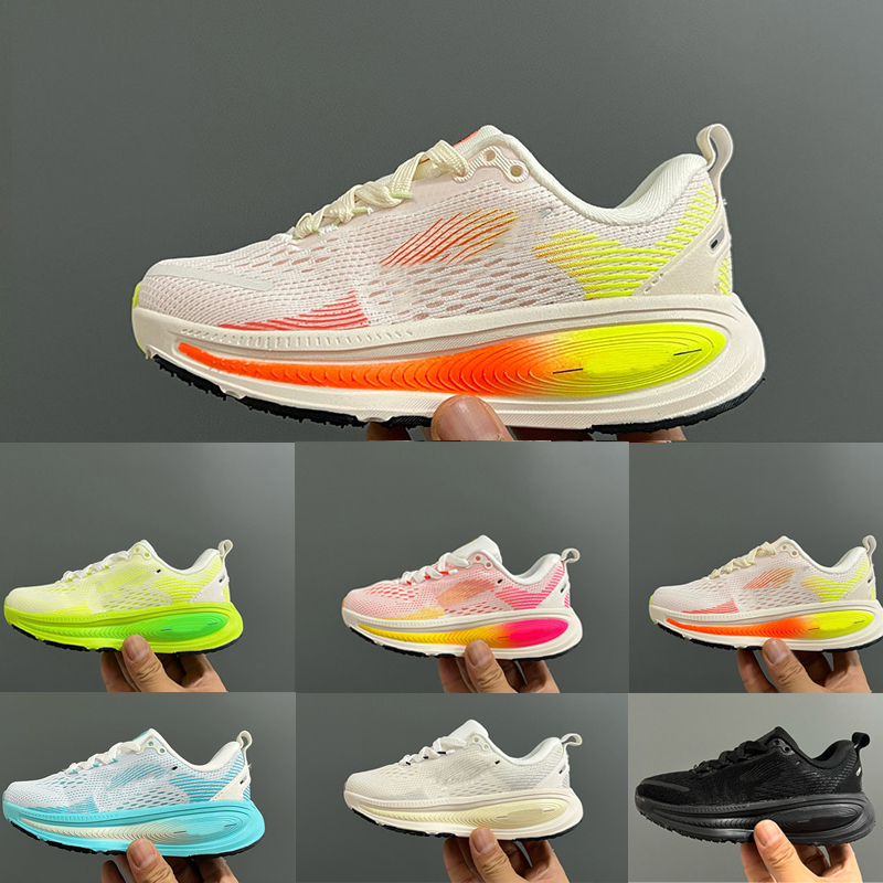 New Top Quality Cushion Kids Shoes Baby Girl Shoes Vom18 Running Kids Outdoor Shoes Trainers White Photo Black Sail Bright Electric Green Jogging Ru