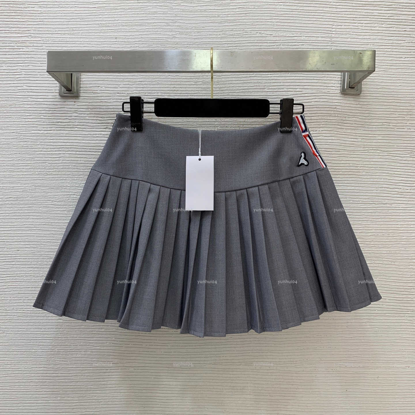 Popular pleated women dress Summer lady dresses women designer clothes embroidered decorative high waisted skirt A090X02N083-image-1104905224