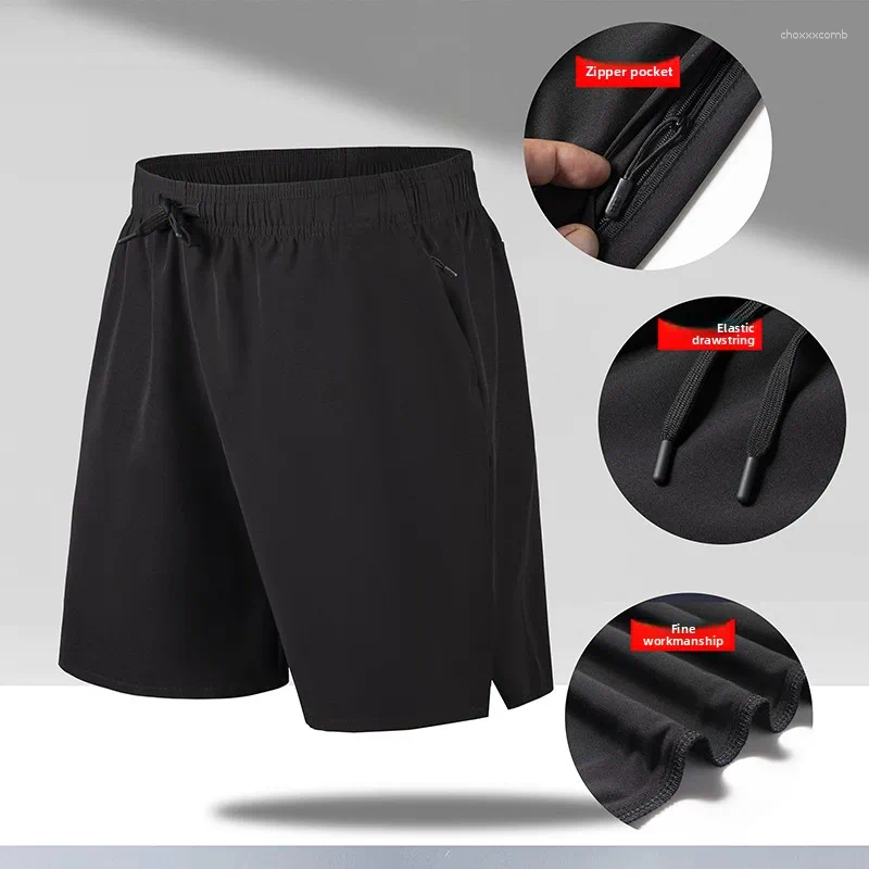 Men's Shorts Quick Dry Athletic Lightweight Running With Pockets Gym Beach Pants Basketball Summer Sport Workout