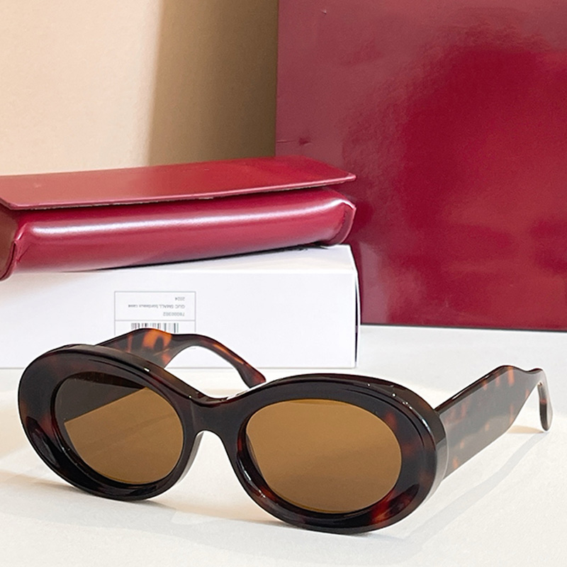 New Oval Sunglasses 1527S Womens Designer Trending Minimalist Thick Acetate Frame Oval Sunglasses Mens Womans Same Style Summer Outdoor Travel Sungl