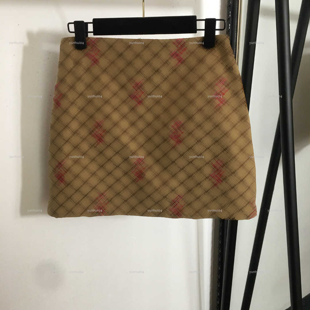 Popular women skirt high quality girls skirt designer clothes women letter jacquard high-waist short skirt A069X02N050-image-1105308199