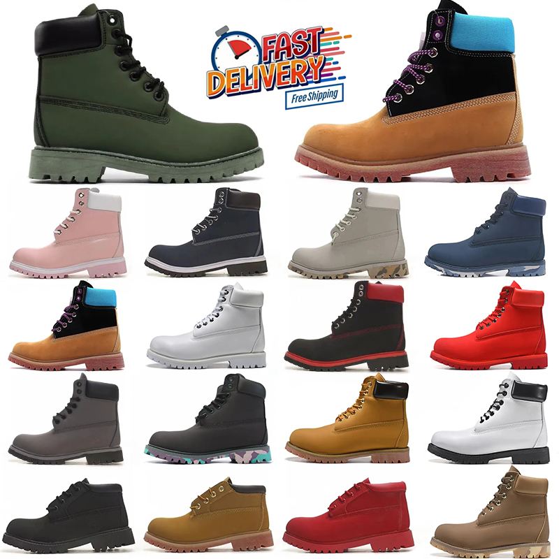 Classic Boots Men Women Paltform Designer Ankle Booties Brown Black Leather Work Out Casual Hiking Shoes Men Trainers 36-45