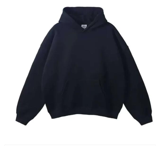 High Quality 400gsm Heavy Weight Cotton Stringless Blank Hoodie Men Streetwear OEM Logo Custom Oversized Hoodies s 4xl 1b5