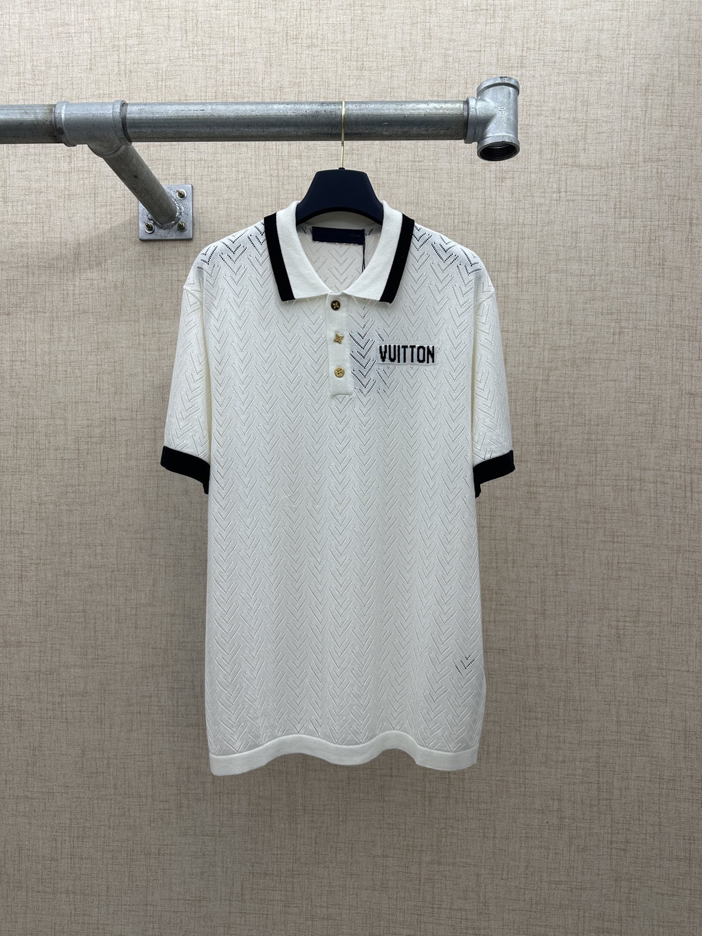 Men's Plus Tees & Polos Round neck embroidered and printed polar style summer wear with street pure cotton 56554654