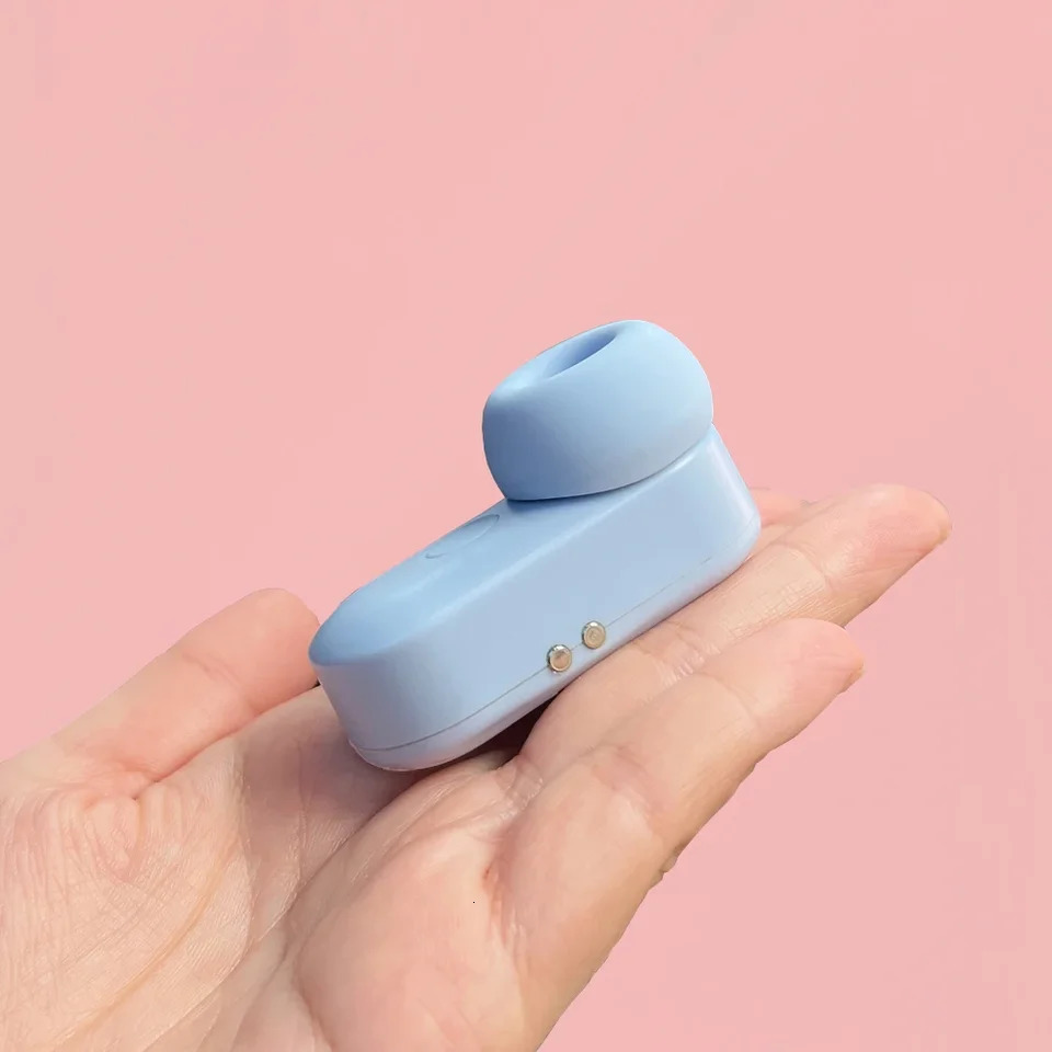Mini Earphone Tapping Vibrator with Suction Head 5 Modes Clit and Nipple Stimulation Womens Sex Toy Girl Pleasure Romantic Gift 260330