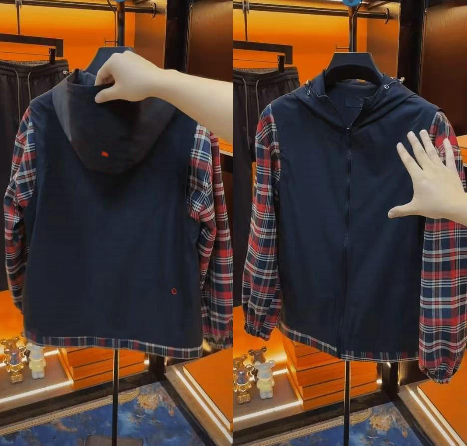 New Splicing Top Men Outerwear Coats Men's Jackets Spring Autumn Women Outwear Windbreaker Clothes Jacket Coat Outside Sport Men s Clothing Sta