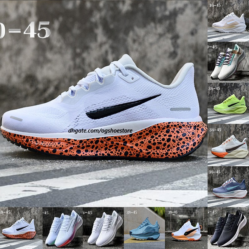 New ZOOM Pegasuses running shoes generation knit mesh fashion women men metal black and white pink green brown black Trainers Sports Runner Sneakers