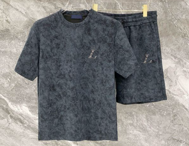 Men's Plus Tees & Polos 2026 Summer New Fashion Crew Neck T shirt Cotton Short Sleeve Shirt Hawaiian Beach Print Shirt Shorts sports suit Size