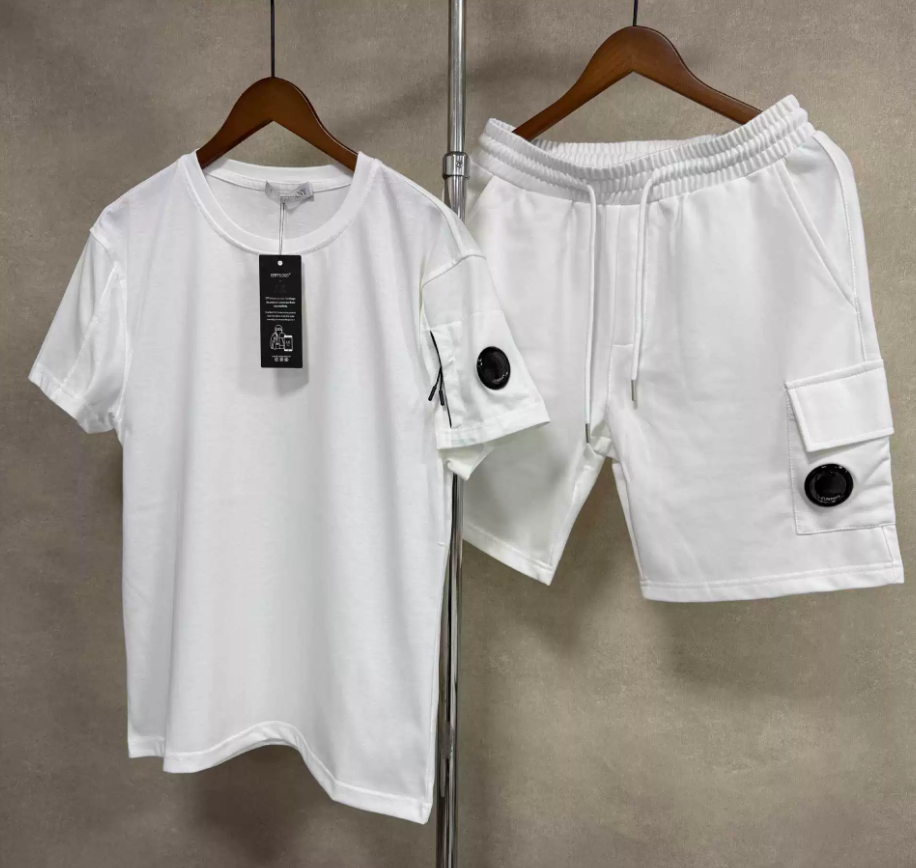 Stones Mens Tracksuits Designer Men 2Pcs T Shirt And Shorts Embroidery Badge Solid Sports Set Unisex Fashion Brand Casual Fashion Hip Hop Topstoney