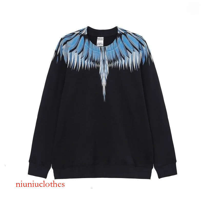 Designer Men Hoodies Cross-Border Wholesale Colorful Feather Phantom Wings Sweater Lightning Blade Couple's Hoodie Sweatshirts