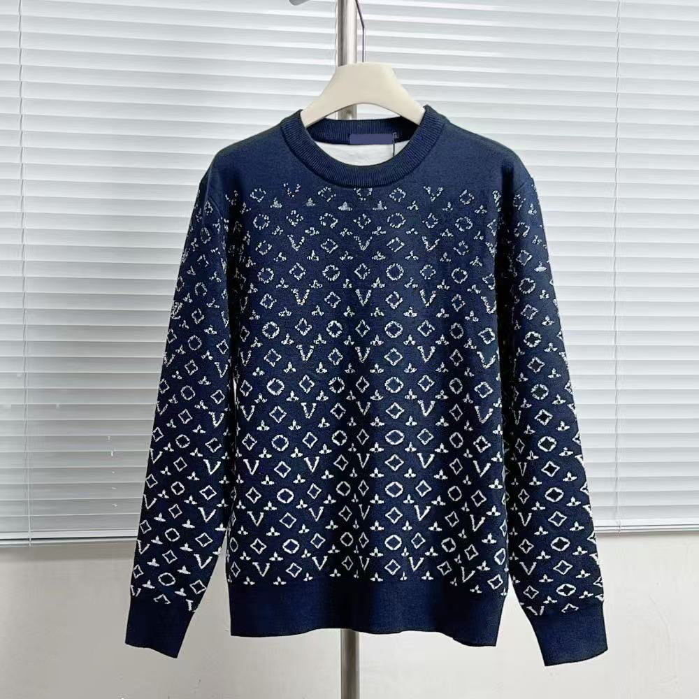 Men sweater, designer sweater. High quality wool knitted warm pullover tops, men gradient color sweaters for autumn and winter seasons, and women sw