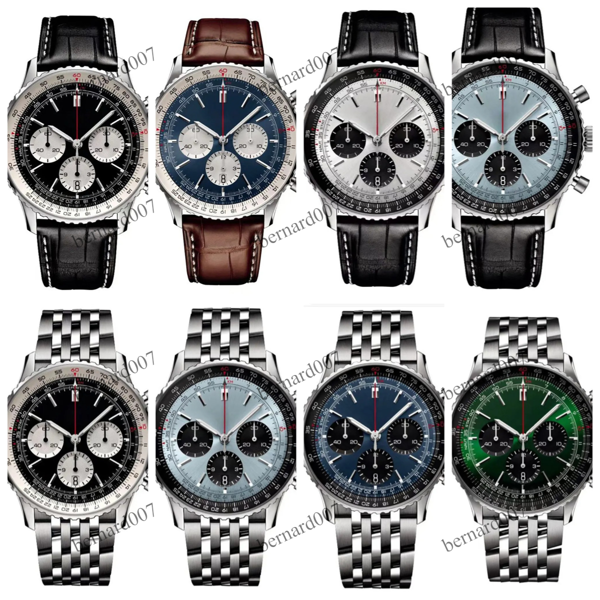 Bernard007 NEW BR NAVI TIMER Chronograph Designer Movement B01 AAA Watches Men 46MM High Quality Luxury Sapphire Mens Watch Multi-Function Montre Cl