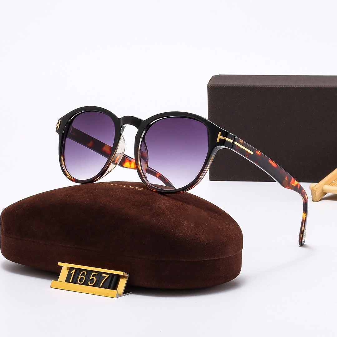 Designer Tomlys Fod Sunglasses 1657 FF Top Luxury Sunglasses Lens Designer Womens Mens Goggle Senior Eyewear For Women Eyeglasses Frame Vintage Meta