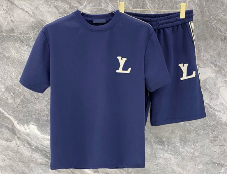 Men's Plus Tees & Polos 2026 Summer New Fashion Crew Neck T shirt Cotton Short Sleeve Shirt Hawaiian Beach Print Shirt Shorts sports suit Size