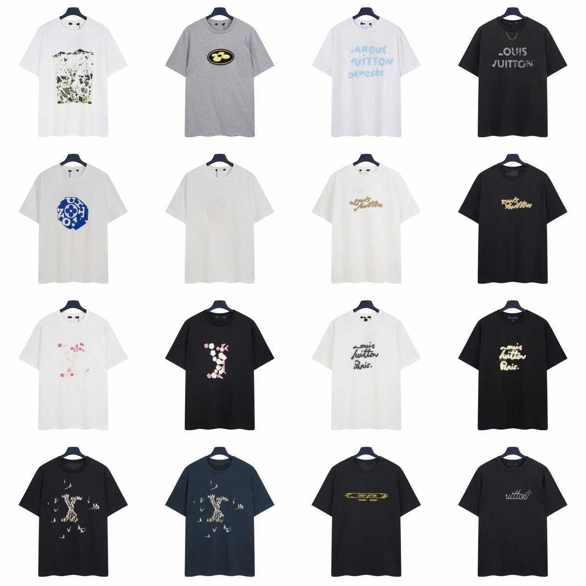 Correct version of high-quality 2026 new model LV short-sleeve classic letter print T-shirt for men and women T260507