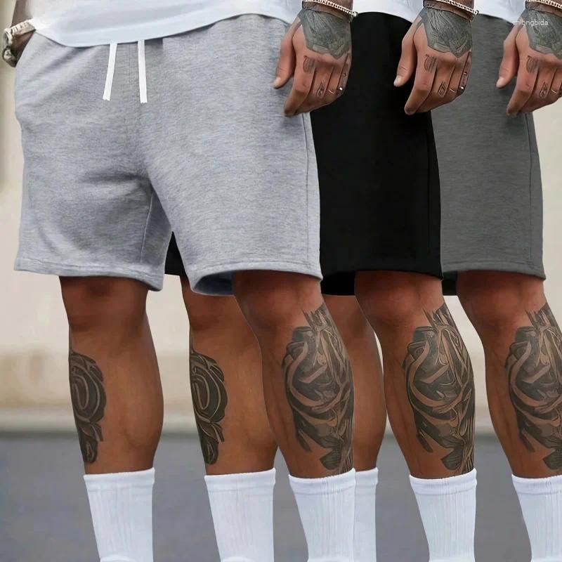 Men's Shorts Comfortable Fitness Mens Summer Casual Drawstring Athletic Loose Women Cotton Sweatpants Sports Jogging Beach Pant