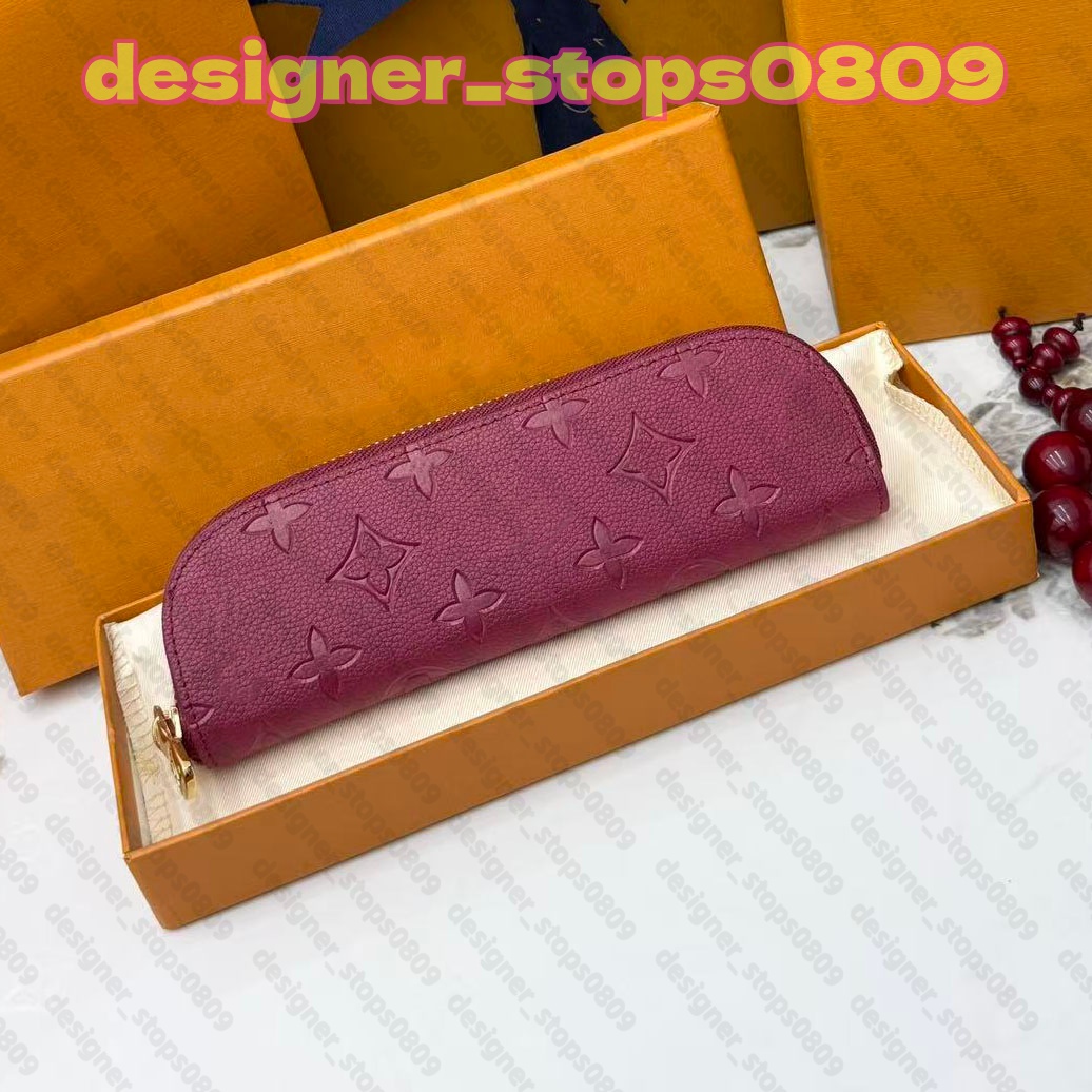 Luxury pencil case bag designer bags women small case luxury handbag pencil case leather cosmetic bag high quality lady color make up bag