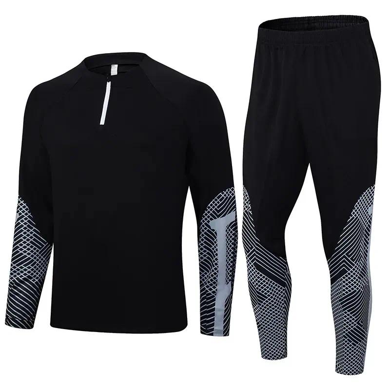 Designer tracksuits mens tracksuits tech set two-piece tracksuit sport fiess suit running shirt pants quick-dry half zip jogger sportswear Asian Siz