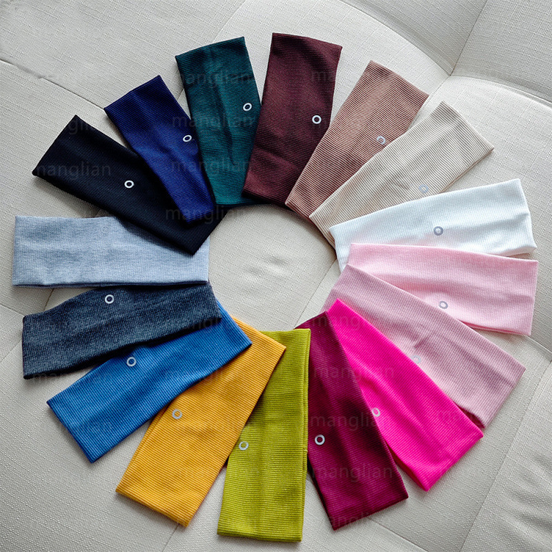 Yoga Sports Headband Wide Knit Non-Slip Sweat Absorbent Hairband for Men Women Running Gym Daily Wear-image-1104913018