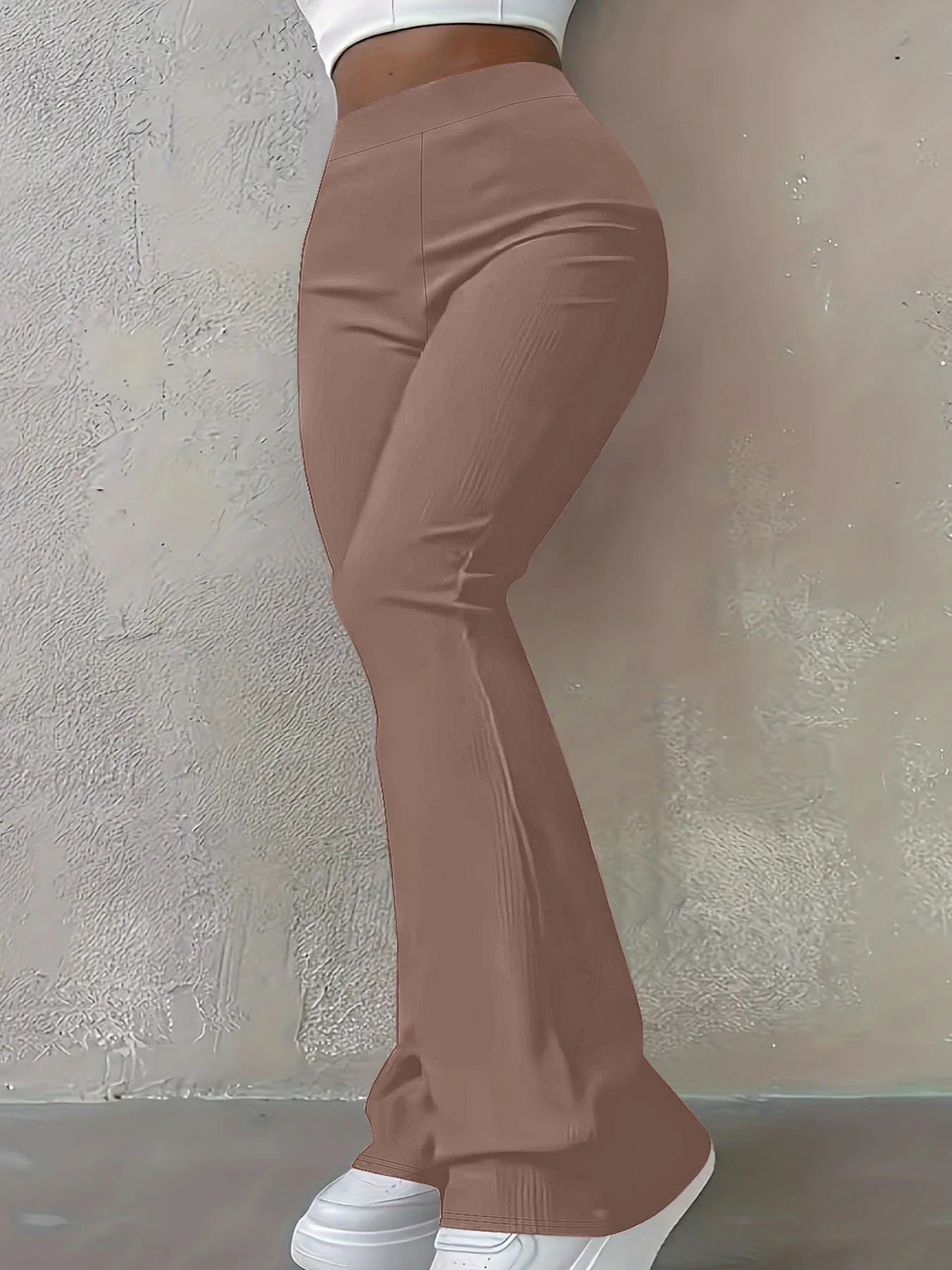 Womens Autumn Pants Winter sellers Casual Simple Stylish Fitted Ribbed Leggings in Solid Colors High Waist n s 260428