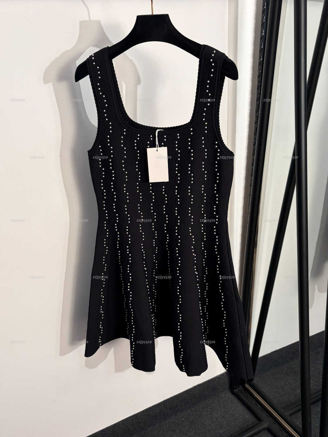 Brand U collar women dress Summer lady dresses women designer clothes lotus leaf waist cinched knitted suspender skirt A1159X01N185-image-1104982087