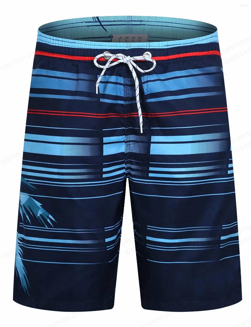 Men's Shorts 2026 Fashion Printed Beach Bermuda Boardshorts High Quality Stretch Quick Dry Swimwear Surf Swim Trunks Men