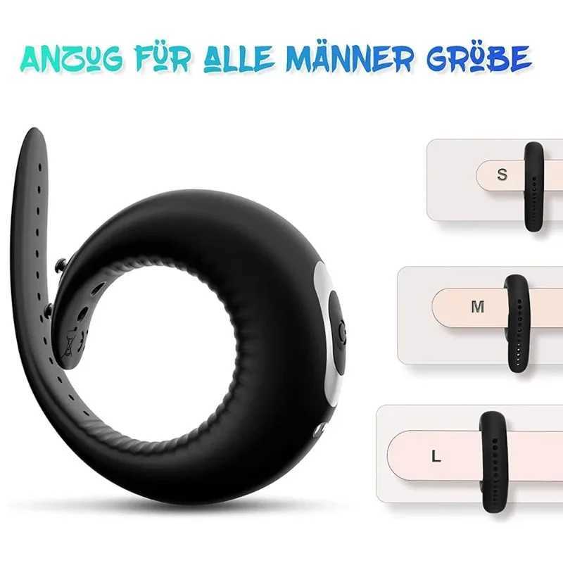 Strong Vibrating Cock Ring for Men Delay Ejaculation Enhanced Stimulation Couples Sex Toy 18 Adult Pleasure Ring S260507M4DN