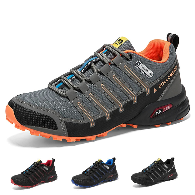 Mens Hiking Shoes Waterproof Non-slip All-terrain Sports Shoes Hiking Camping Hunting Tactical Training Shoes Cycling Shoes 260507