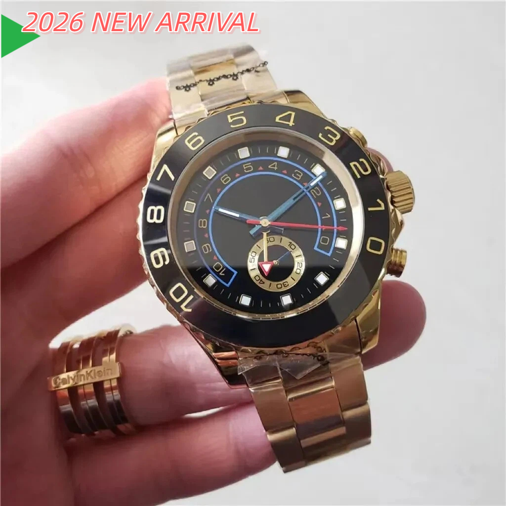 44MM Mens designer watch 2813 movement Automatic Watches 904L steel Strap Montres Sapphire Luminous Luxury Wristwatches With Box 2026 New Arrival