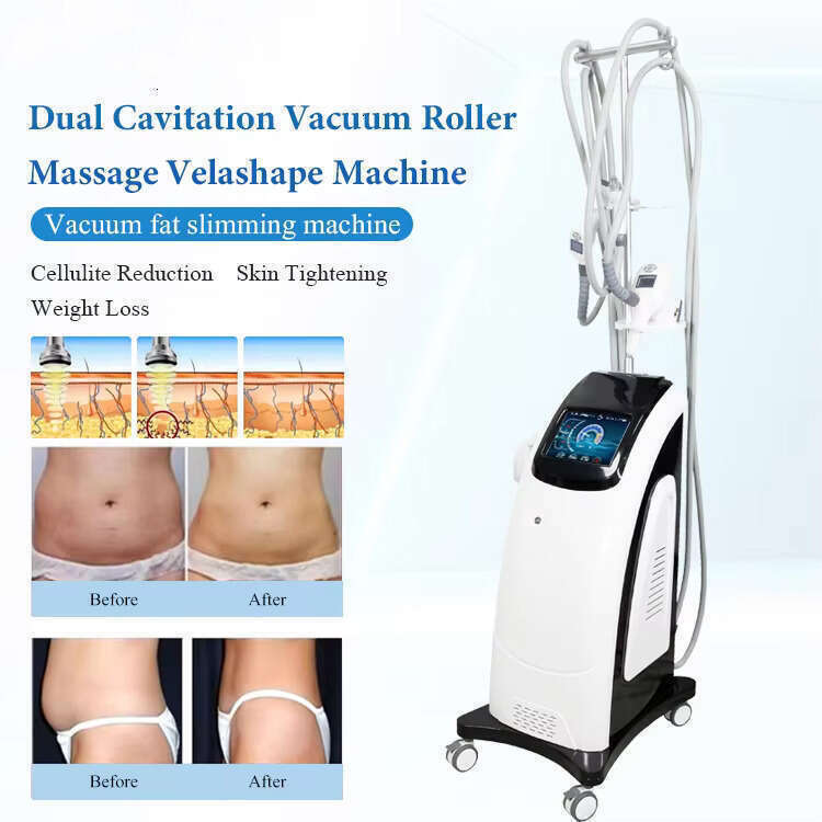 Upd New Wide Application Vacuum Roller 40K Cavitation Slimming Machine 4 Handles Fat Loss Anti-Cellulite RF Infrared Skin Smoothing Anti-Wrinkle Fac