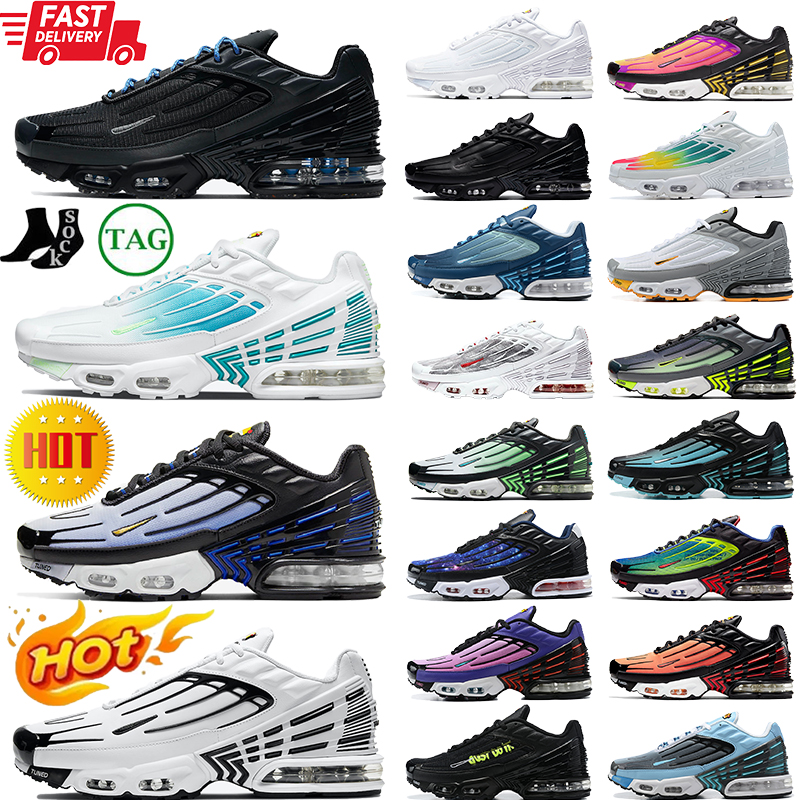 with box tn Designer Sport Shoes plus 3 tn womens mens running shoes Top Quallity Trainers mens shoes niktns Outdoor Recreation tn shoes classic tri
