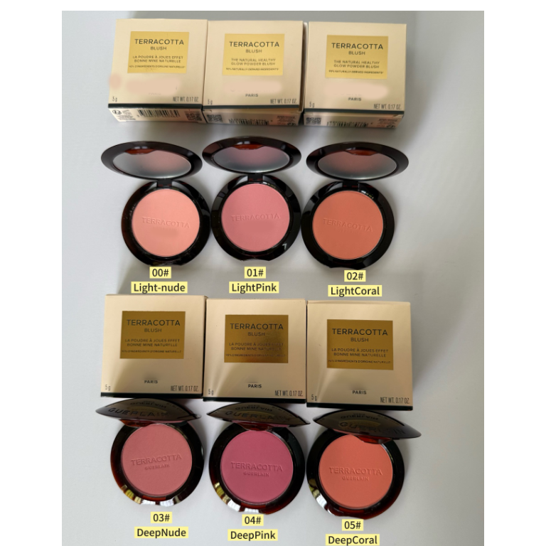 Terracotta Blush 5g Natural Healthy Glow Soft Texture Easy to Apply Skin Enhancing Cheek Makeup Long Lasting Waterproof Face Makeup