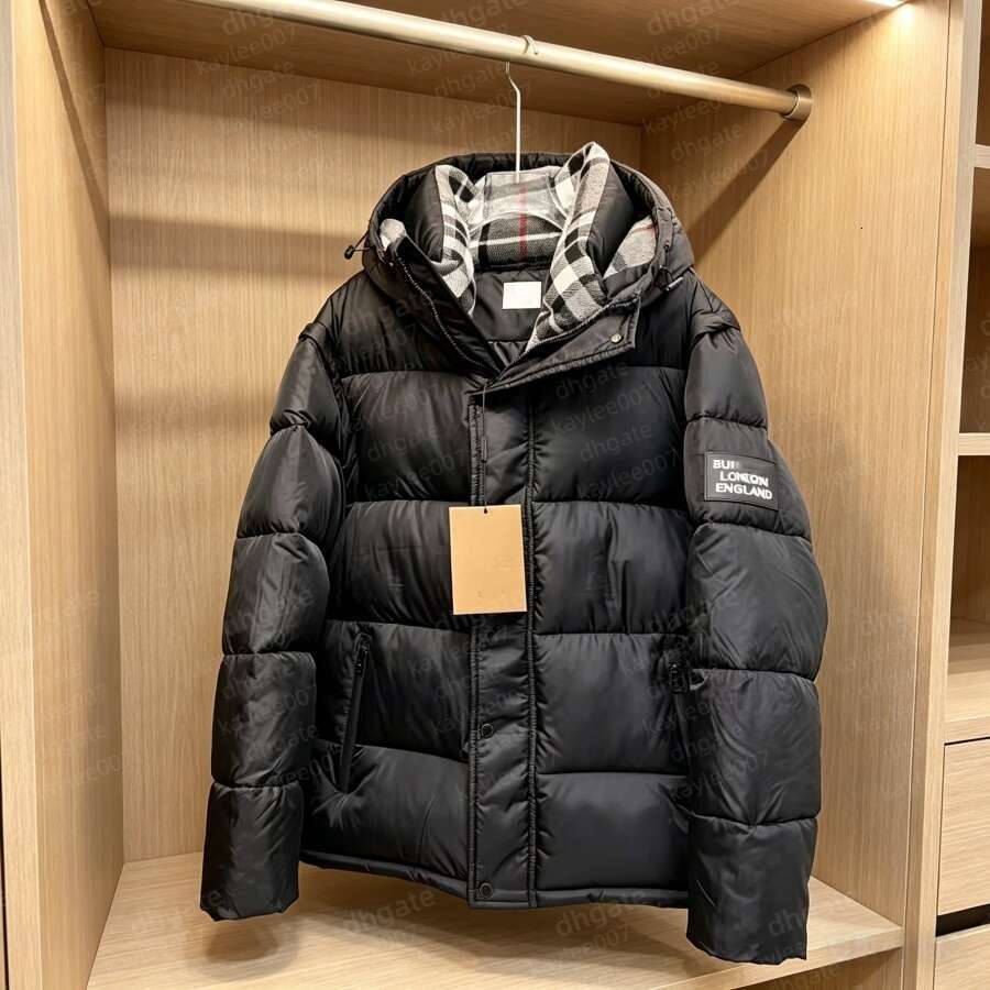 burbelly puffer jacket men down jackets womens the sleeves are detachable jacke mens designer coat women winter warm puff Parka fashion doudoune-image-959464805