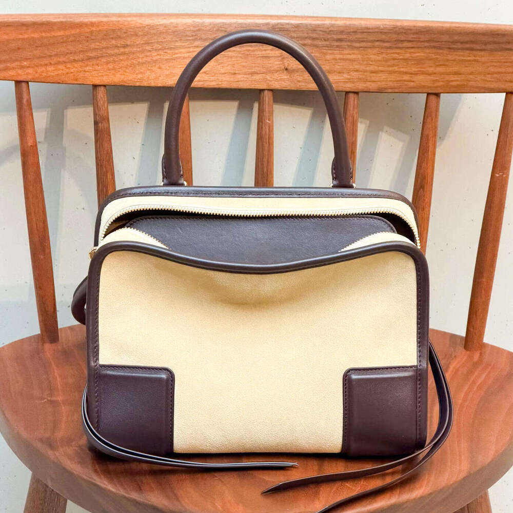 Large tote Amazona 180 Designer Shoulder Bag Woman man Suede Leather Bowling bag calfskin Leather Luxury Handbag Clutch satchel briefcase weekend Cr