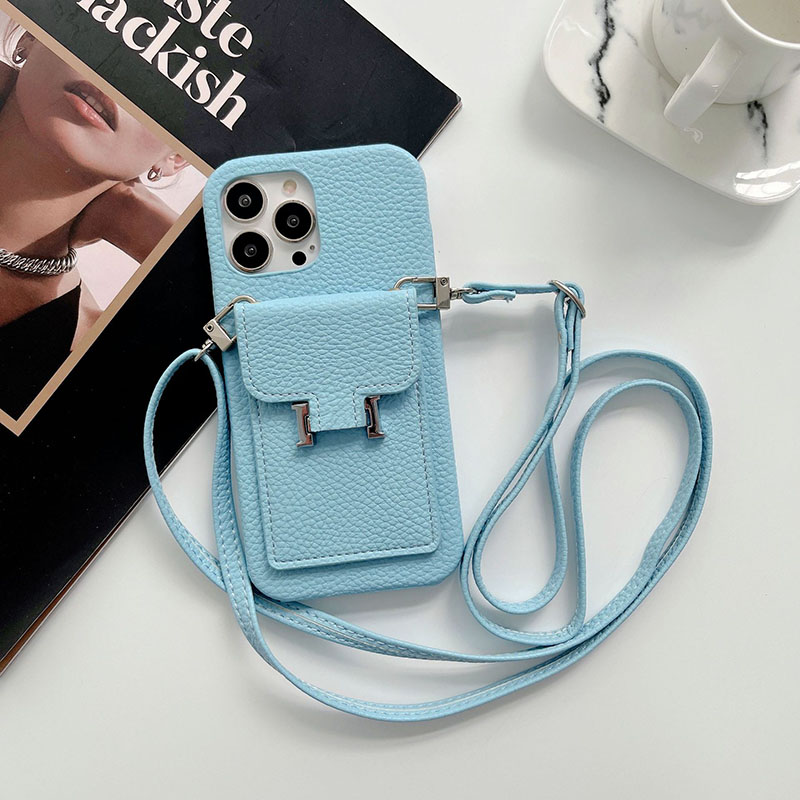 Halloween Card Holder Designer Phone Case for Apple iPhone 18 17 Pro Max 16 Pro Luxury Leather Crossbody Strap Coque Telephone Luxe Funda Movil Hand